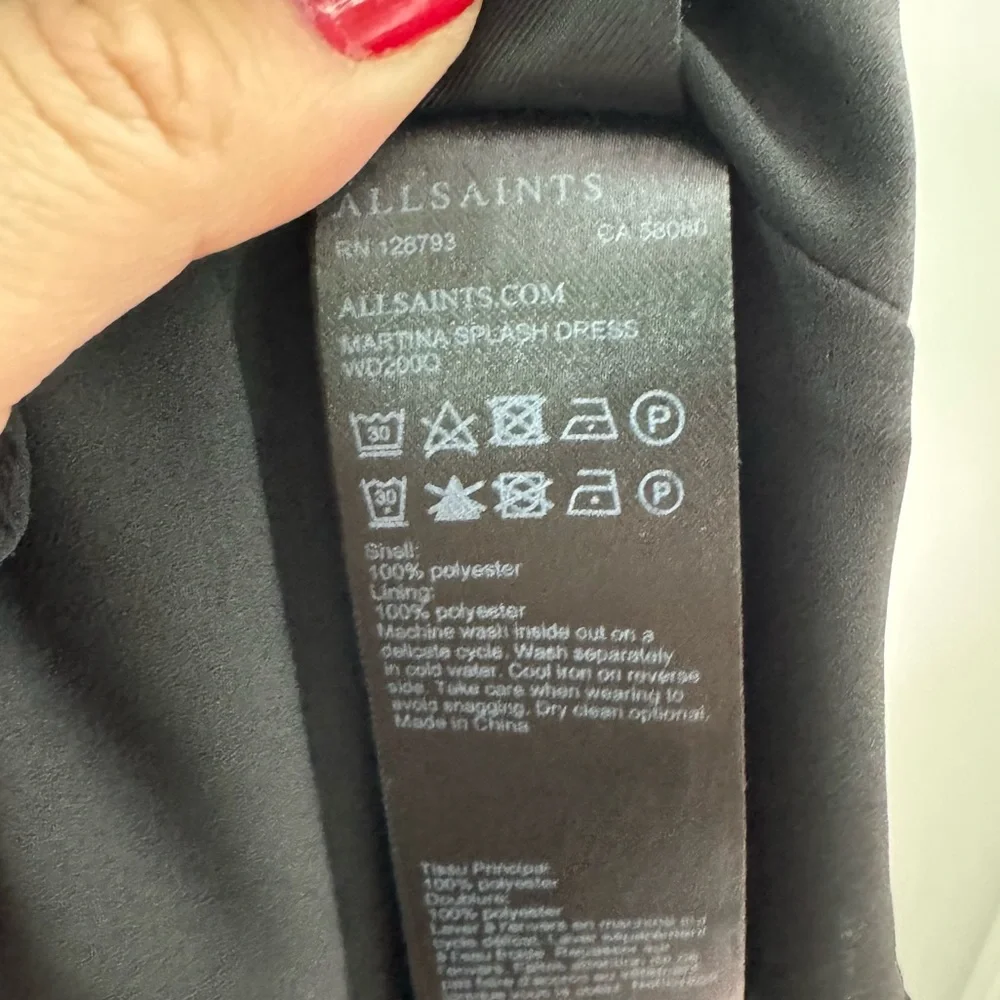 Allsaints Martina Splash Dress - Picture 9 of 10